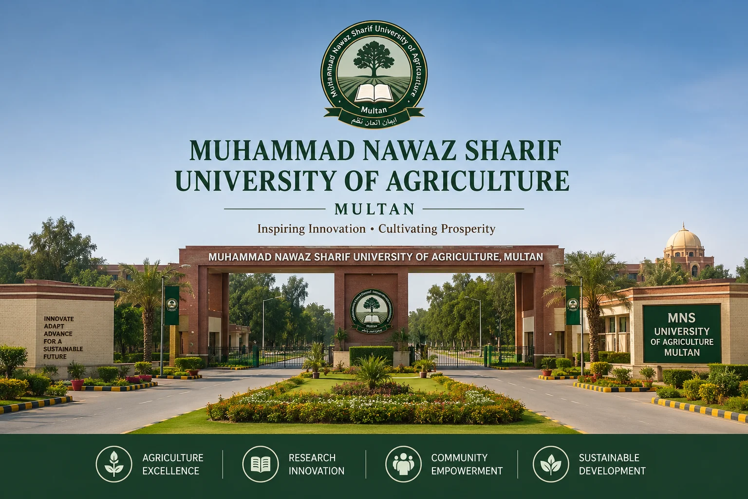 MNS University of Agriculture Multan Admission 2026 ilmway.pk